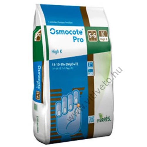 Osmocote Pro High K 5 – 6 hó  11-10-19+2MgO+TE 25 kg