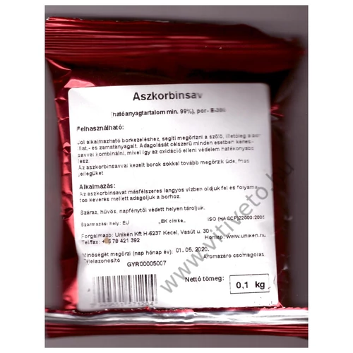 Aszkorbinsav    25 kg