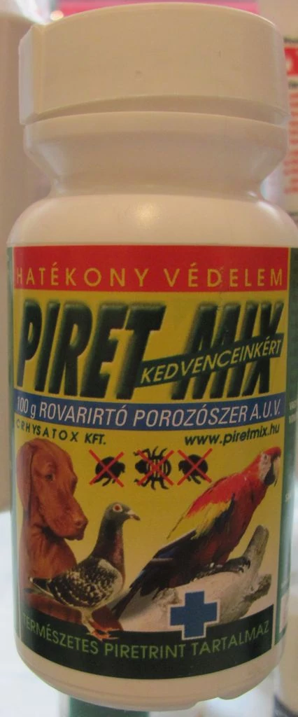 Piret Mix  Rovarölő porozószer állatra  0,1 kg