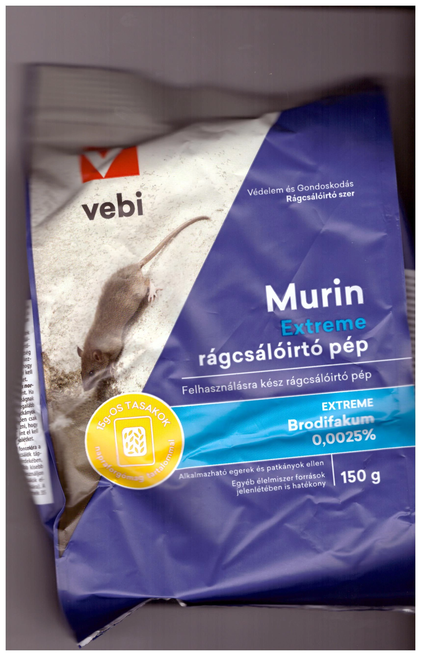 Murin Extreme rágcsálóirtó pép  150 gr